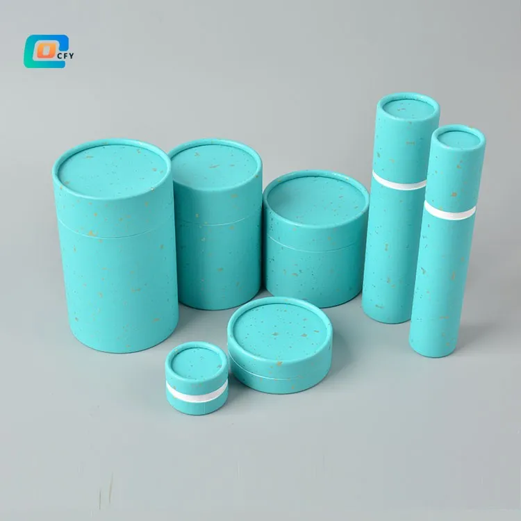 paper tube container for sunscreen