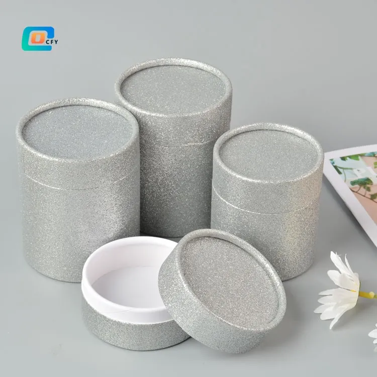 glitter paper tube