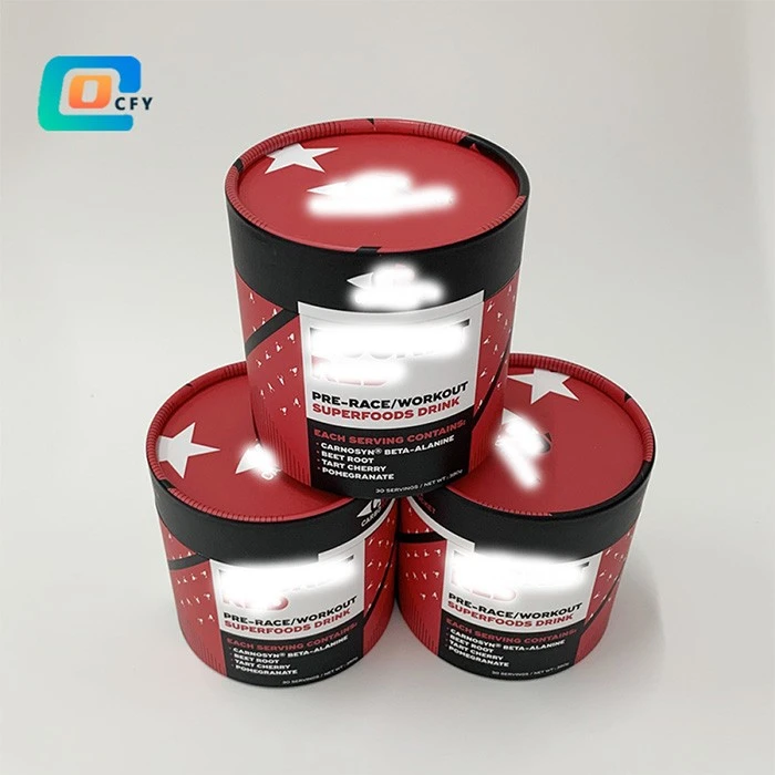 Metal Lid Food Paper Can