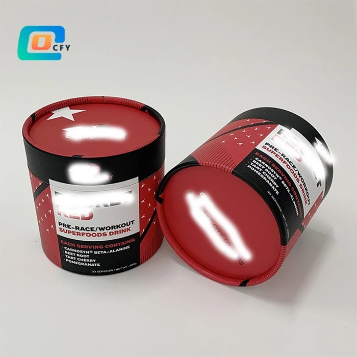 Metal Lid Food Paper Can