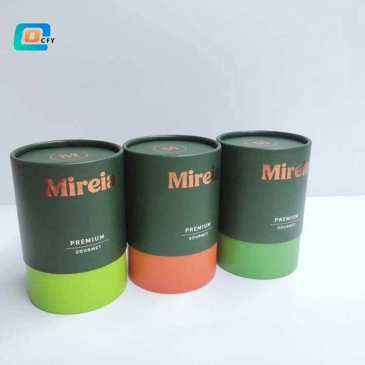 Nested Paper Cylinder Packaging For Food
