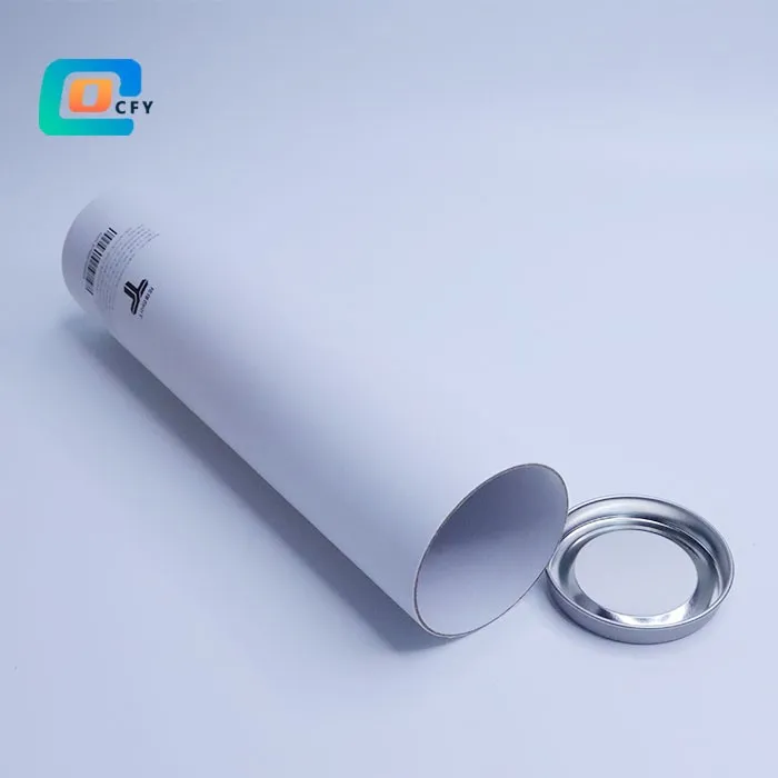 Printed Kraft Tube With Metal Ends